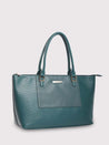 Caprese Fiona Laptop Tote Large Office Handbag Teal
