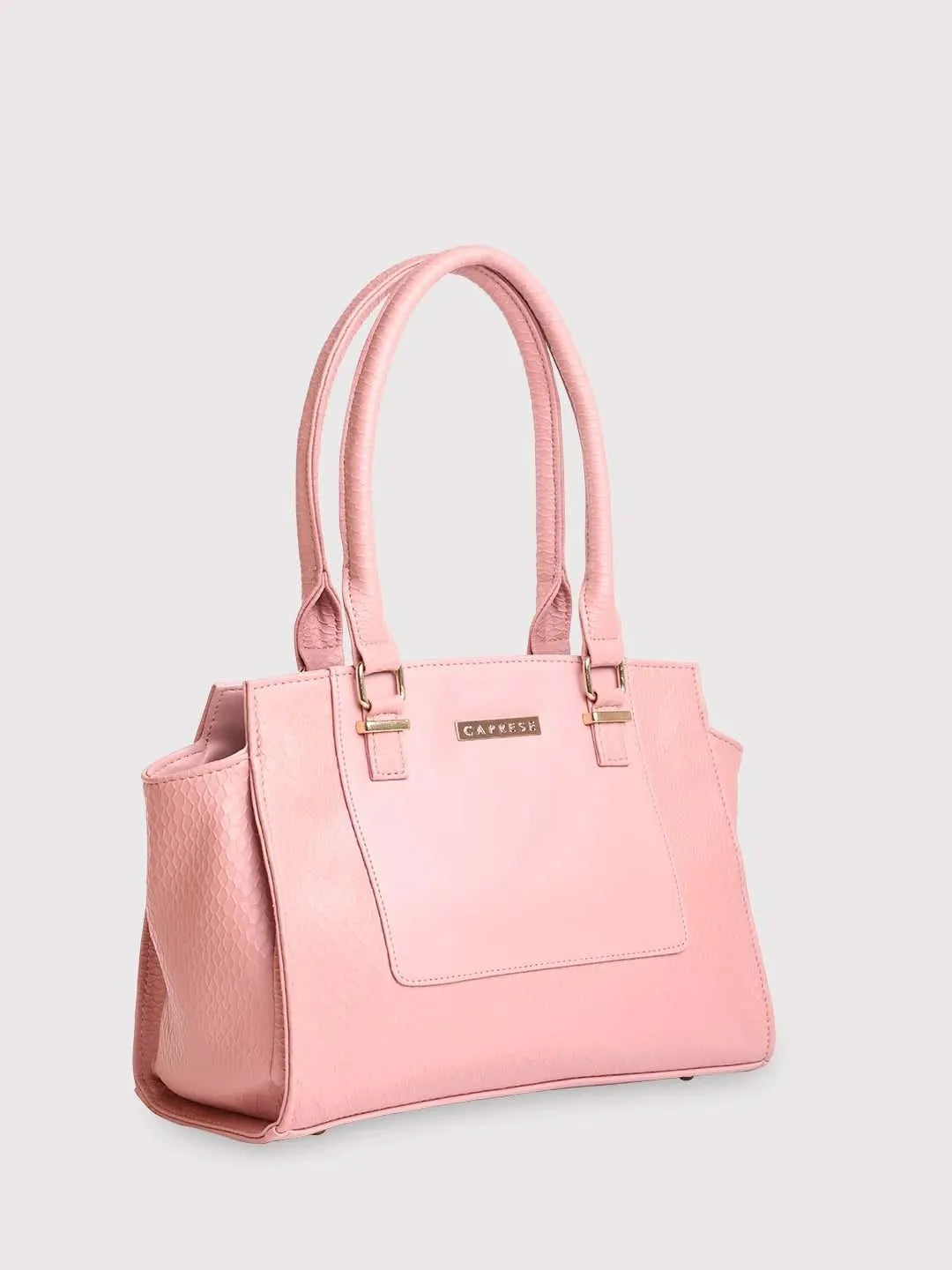 Caprese Fiona Medium Light Pink Office Tote Bag