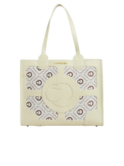 Caprese Florida Large Beige Tote Bag