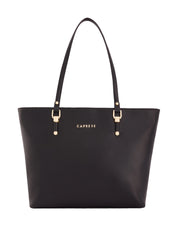 Caprese Gary Large Black Tote Bag