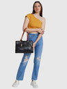 Caprese Inessa Tote Medium Black