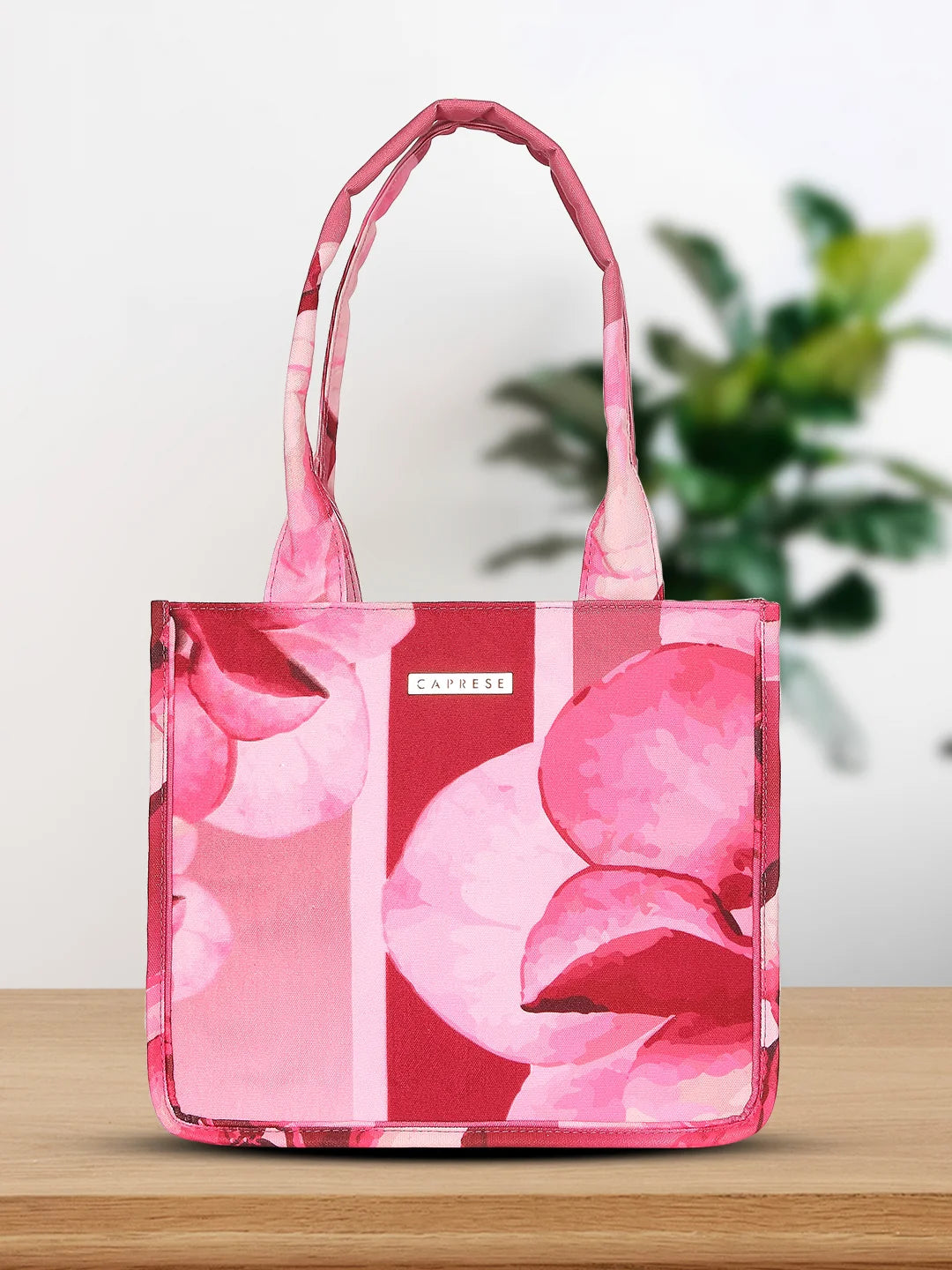 Large pink tote bag on sale