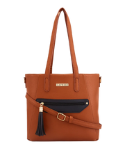 Caprese Jane Large Hb Tan Tote Bag