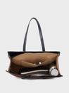 Caprese Kaya Tote Large Printed Womens Handbag Red