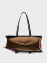 Caprese Kaya Tote Large Printed Womens Handbag Red