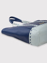 Caprese Lucca Tote Medium Solid Women'S Office Handbag Navy