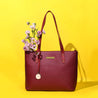 Caprese Lucya Tote Large Plum