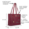 Caprese Lucya Tote Large Plum