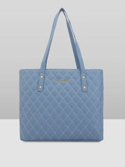 Caprese Lucya Medium Blue Tote Bag