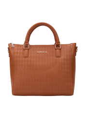 Caprese Maddy Medium Tan Tote Bag