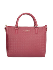 Caprese Maddy Medium Cherry Red Tote Bag