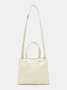 Caprese Mink Tote Small Croco Women'S Office Handbag Beige