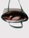 Caprese Marciano Tote Medium Striped Women'S Handbag Green