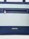 Caprese Marciano Tote Medium Striped Women'S Handbag Navy