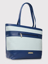 Caprese Marciano Tote Medium Striped Women'S Handbag Navy