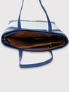 Caprese Marciano Tote Medium Striped Women'S Handbag Navy