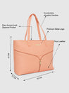 Caprese Marvel Tote Large Coral