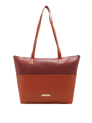 Caprese Natasha Large Brown Tote Bag