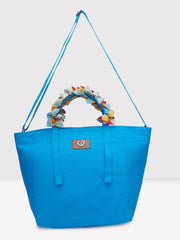 Caprese Oakley Large Tote Turquise