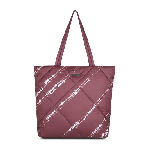 Caprese Olive Large (E) Maroon Tote Bag