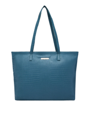 Caprese Oprah Large Teal Tote Bag