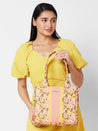 Caprese Orchid Tote Large Yellow