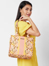 Caprese Orchid Tote Large Yellow
