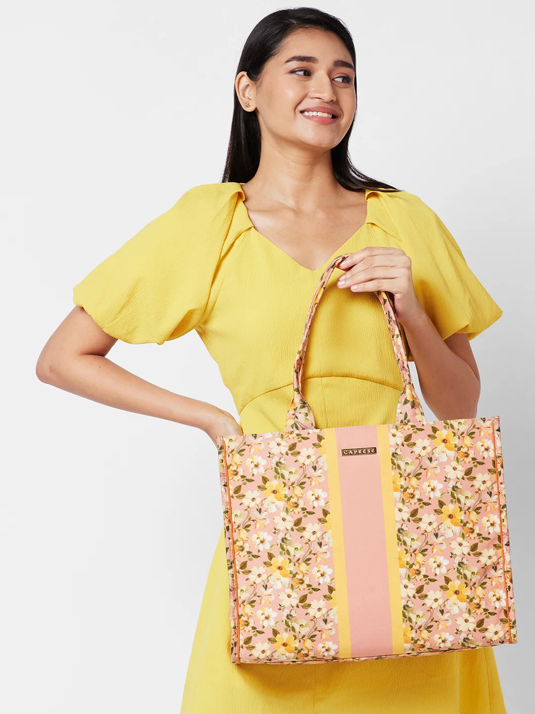 Caprese 2025 yellow bag