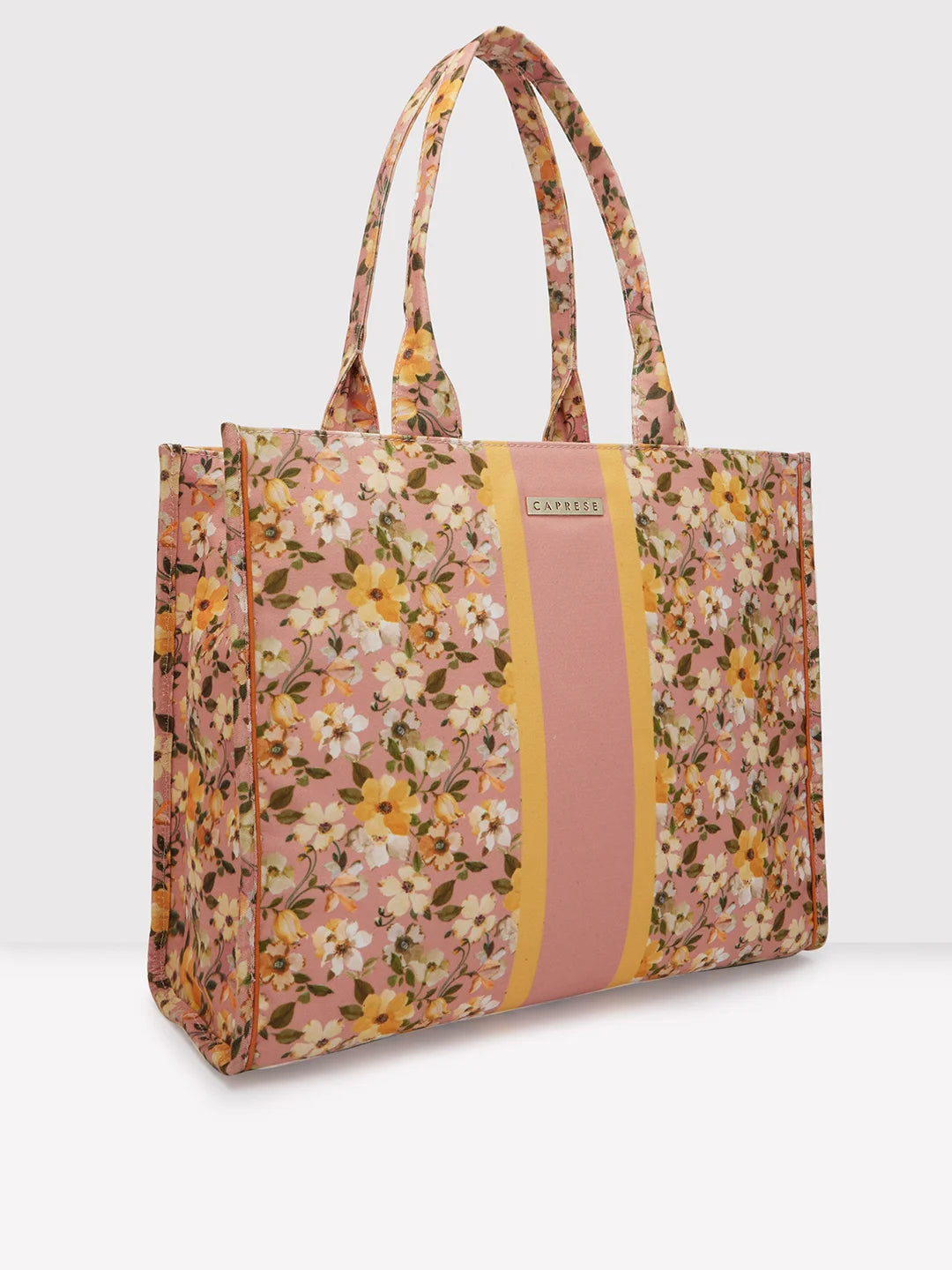 Buy Caprese Orchid Tote X Large Yellow Rs 1679.4 Caprese Bags