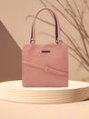Caprese Pebble Tote Medium Blush / Grape