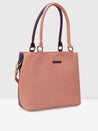 Caprese Pebble Tote Medium Blush / Grape