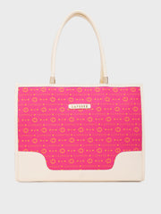 Caprese Peace Large Pink Yarrow Tote Bag