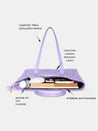 Caprese Pensa Floral Tote Medium Lilac