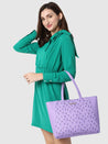 Caprese Pensa Floral Tote Medium Lilac