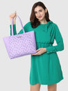 Caprese Pensa Floral Tote Medium Lilac