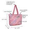 Caprese Pepper Tote Large Coral
