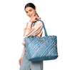 Caprese Pepper Tote Large Cyan