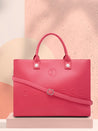 Caprese Pink Cloud Tote Large Women Handbag | Office Handbag Pink