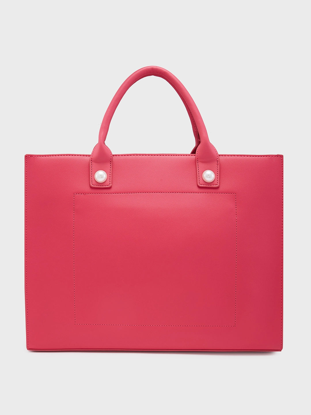 Caprese Pink Cloud Tote Large Women Handbag Office Handbag Pink