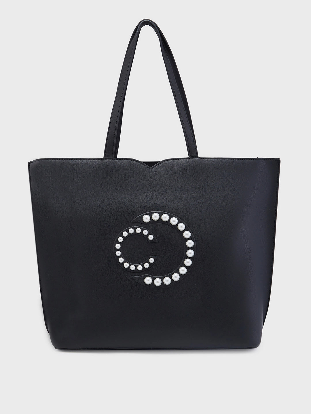 Buy Caprese Pink Cloud Tote Medium Solid Women S Office Handbag Black Rs.3039 Caprese Bags