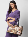 Caprese Poppy Tote Medium Printed Women'S Handbag Olive