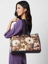 Caprese Poppy Tote Medium Printed Women'S Handbag Olive