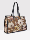 Caprese Poppy Tote Medium Printed Women'S Handbag Olive