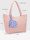 Caprese Pyxis Tote Large Mellow Rose