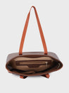 Caprese Rae Tote Medium Croco Womens Office Handbag Brown