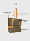 Caprese Riga Tote Large Olive