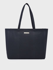Caprese Rina Large Black Laptop Tote Bag