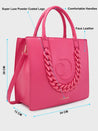 Caprese Roxana Tote Medium Pink