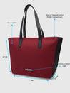 Caprese Rogue Tote Large Red