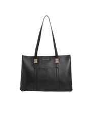Caprese Roma Large Black Tote Bag